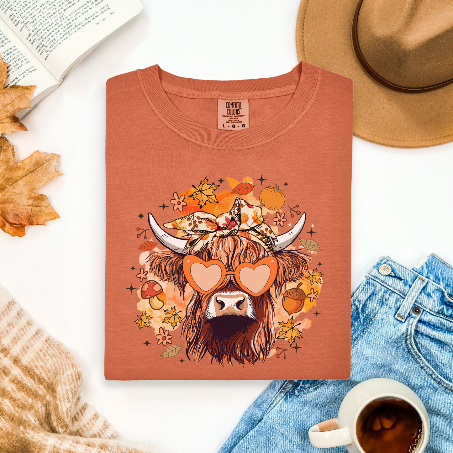 Groovy Fall Cow