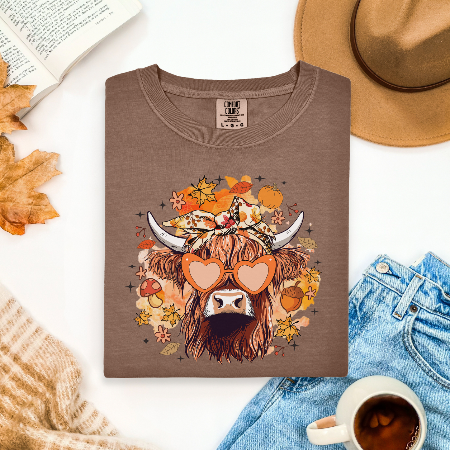 Groovy Fall Cow