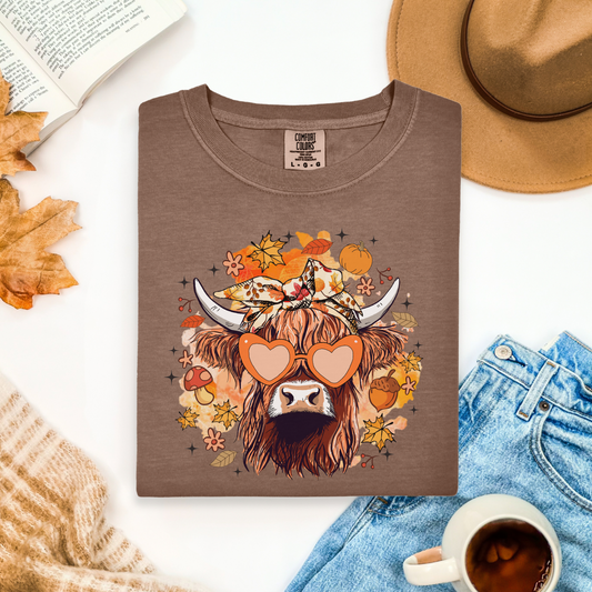 Groovy Fall Cow