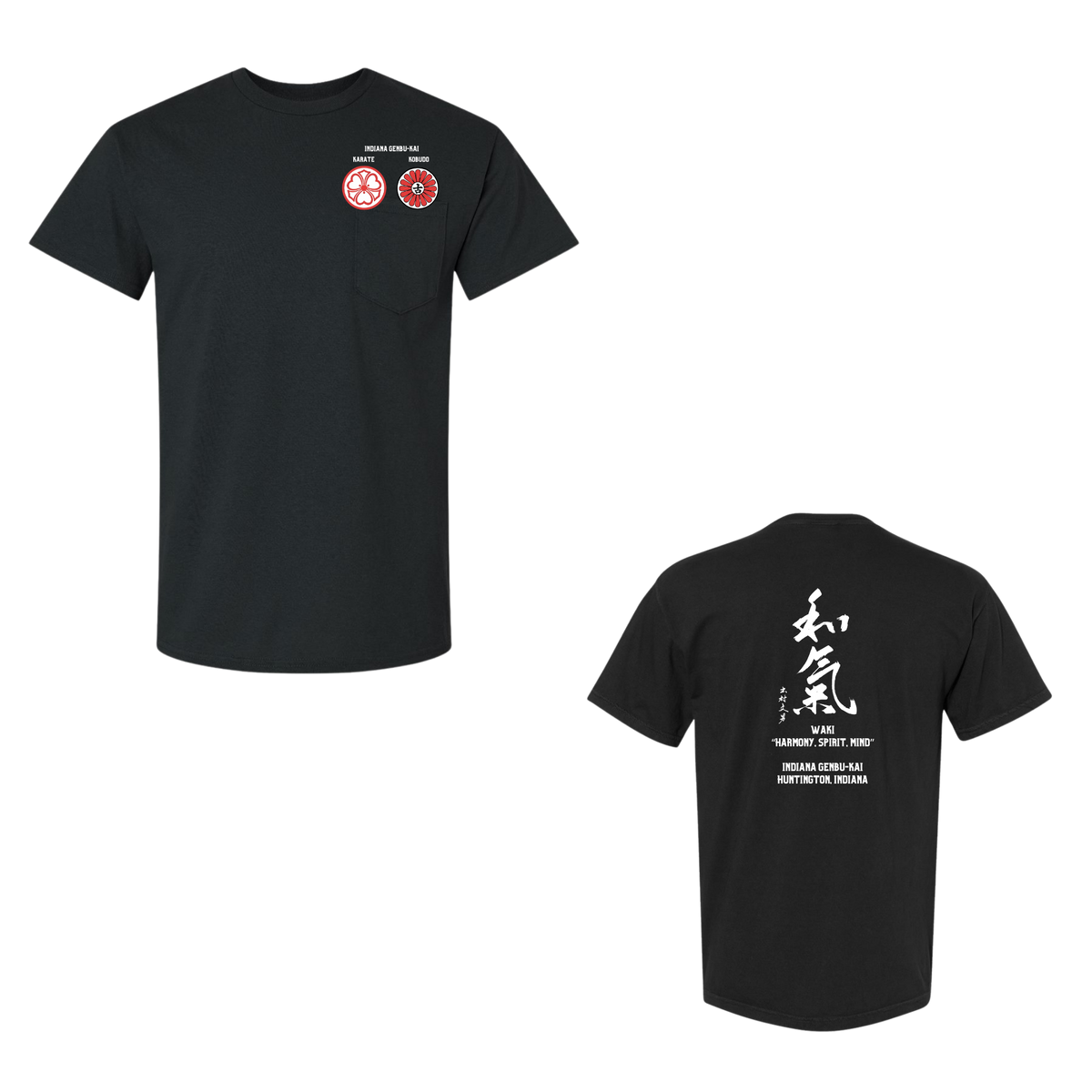 Indiana Genbu-Kai - T-Shirt, Long Sleeve, Crewneck, Hooded Sweatshirt