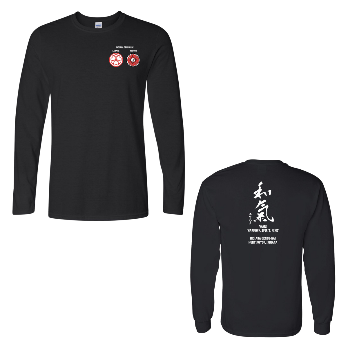 Indiana Genbu-Kai - T-Shirt, Long Sleeve, Crewneck, Hooded Sweatshirt