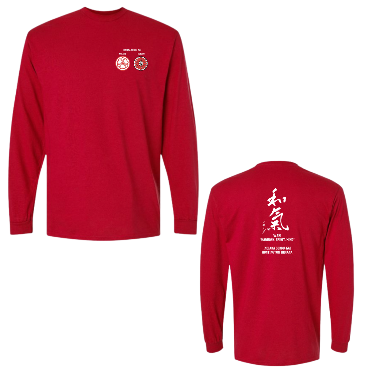 Indiana Genbu-Kai - T-Shirt, Long Sleeve, Crewneck, Hooded Sweatshirt