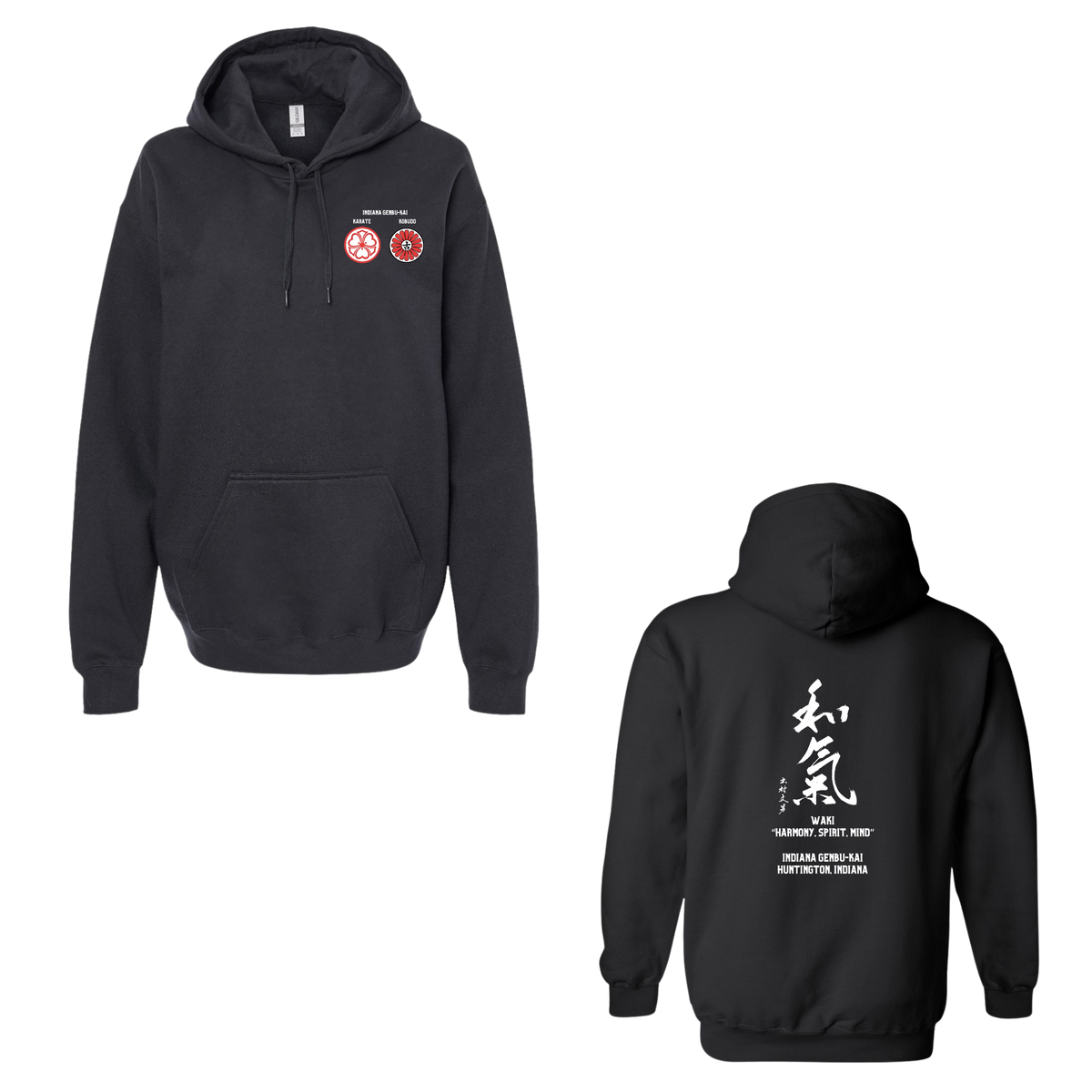 Indiana Genbu-Kai - T-Shirt, Long Sleeve, Crewneck, Hooded Sweatshirt