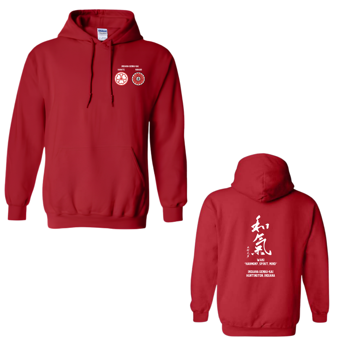 Indiana Genbu-Kai - T-Shirt, Long Sleeve, Crewneck, Hooded Sweatshirt