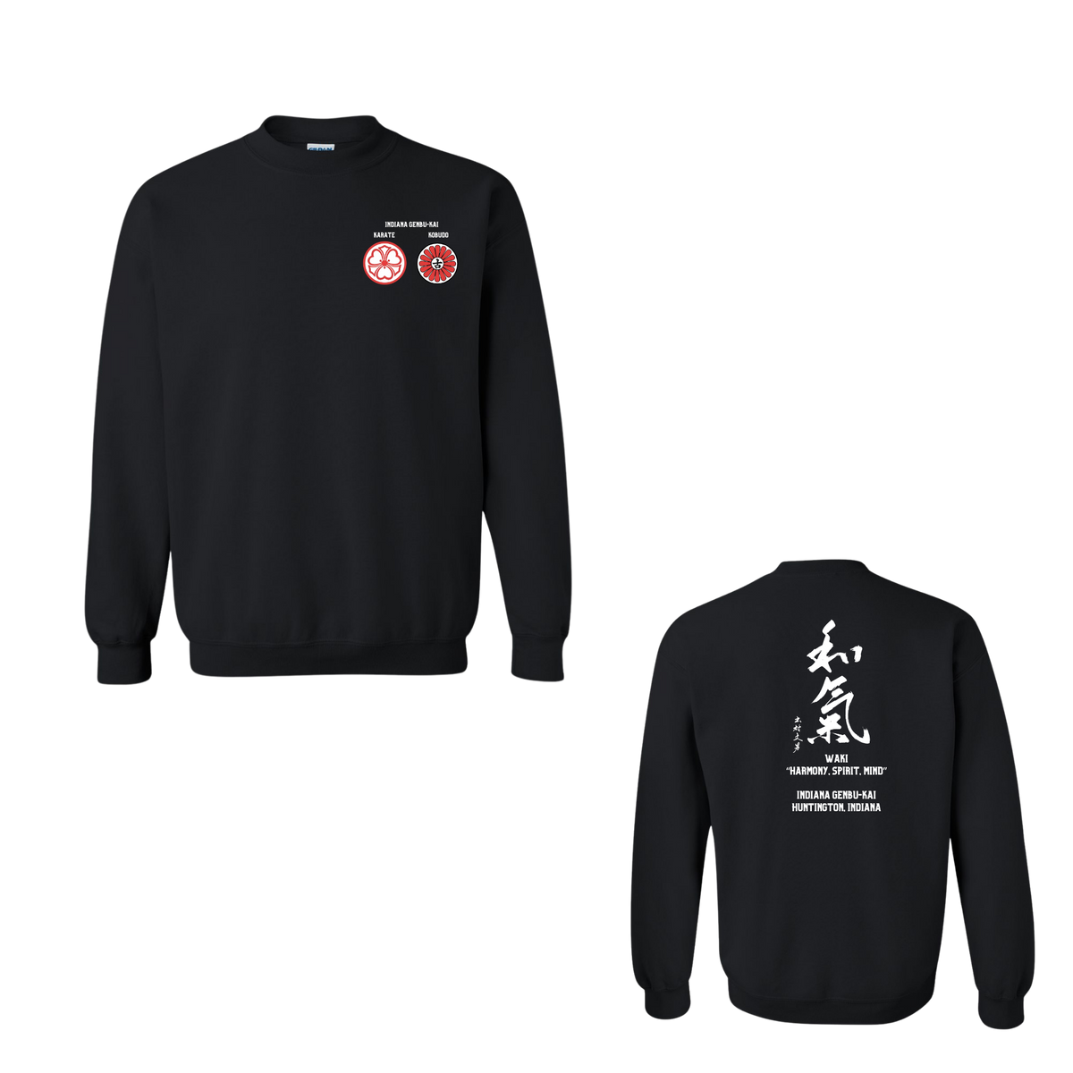 Indiana Genbu-Kai - T-Shirt, Long Sleeve, Crewneck, Hooded Sweatshirt