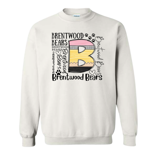 Brentwood Glitter Pencil - Crewneck